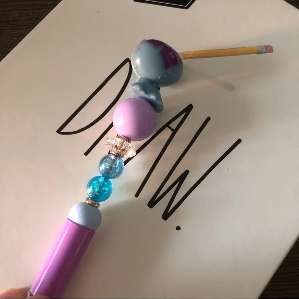 Disney Doorables: Frozen: Burni handmade beaded pen